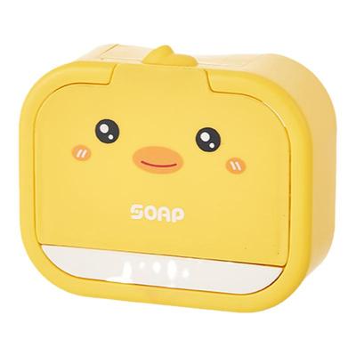 香皂盒2024新款卫生间免打孔壁挂式沥水卡通可爱肥皂盒浴室皂架
