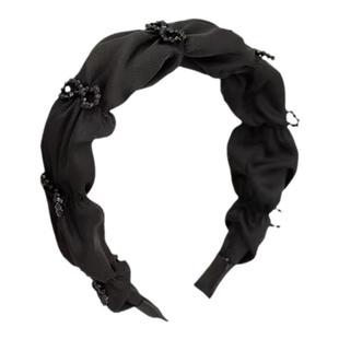 ［原版］黑色气质发箍女高级感发饰蝴蝶结发卡洋气高颅顶时尚头箍