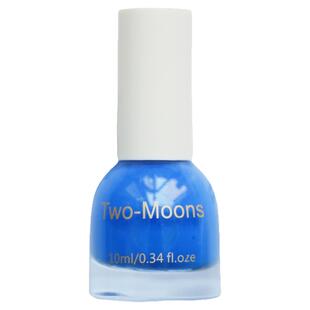 显白高级色克莱因蓝Two-Moons油性指甲油宝石红车厘子裸粉不可撕