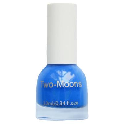 显白高级色克莱因蓝Two-Moons油性指甲油宝石红车厘子裸粉不可撕