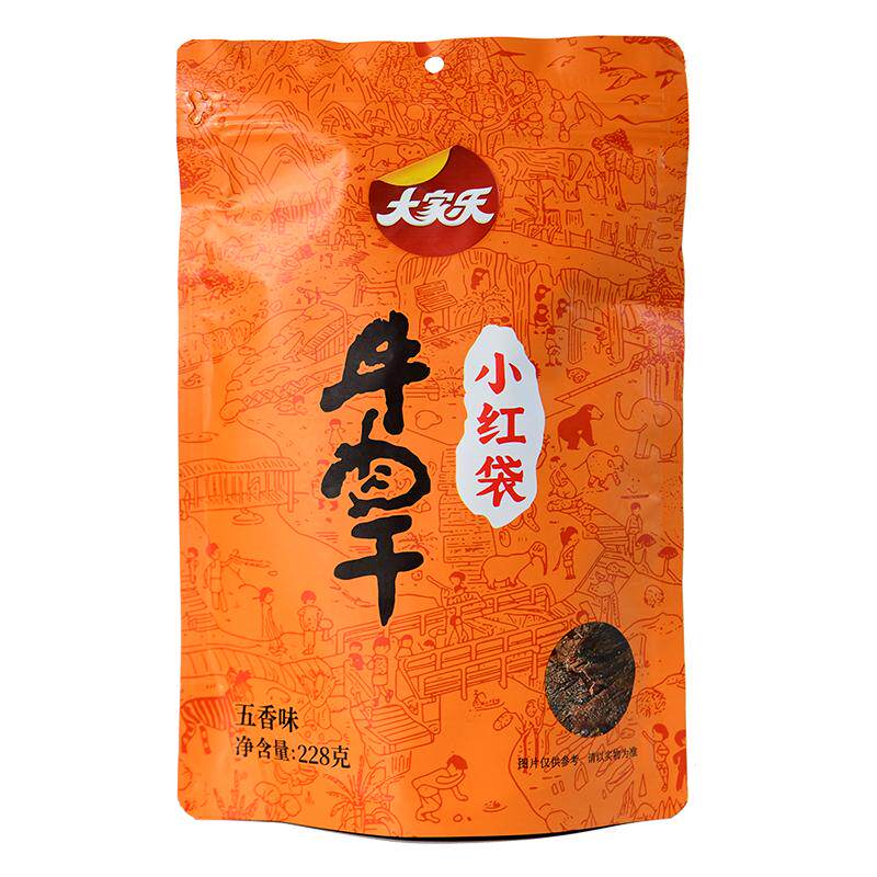 大家乐旗舰店牛肉干手撕卤味五香牛肉类