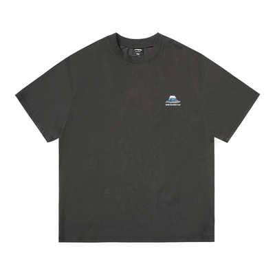 250g凉感刺绣短袖T恤男士上衣