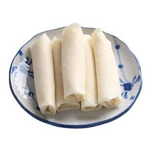 上海南翔春卷皮油炸点心速冻半成品薄饼卷皮家用手工食用米网皮丝