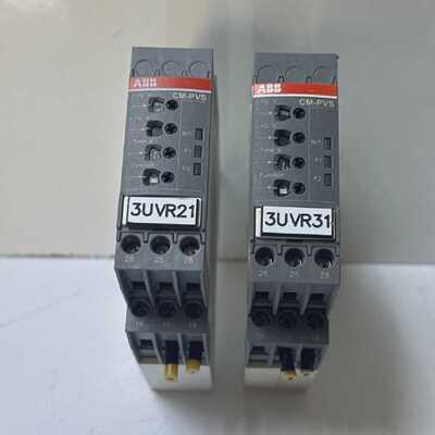 LOT 2 PCs ABB CM-PVS .41S 1SVR730794R3300 3 PHASE RMS MONITO