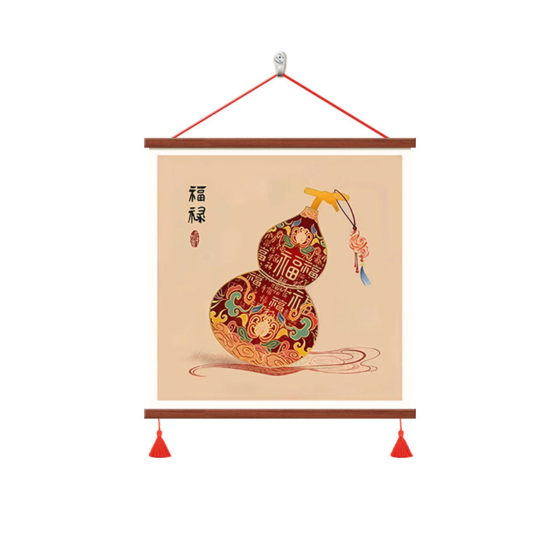 高级感2026新款餐厅装饰画电表箱