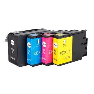 适用惠普932XL墨盒hp933XL黑色7110墨水7612 7510打印机墨水匣7610 6100 6600 6700 7512彩色大容量officejet