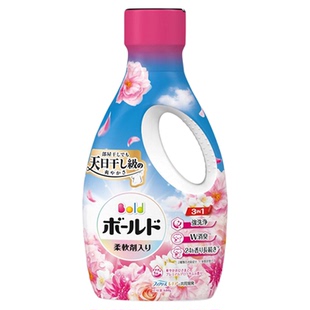 宝洁洗衣液日本原装进口bold糖果花香高效去污无荧光柔顺剂680g