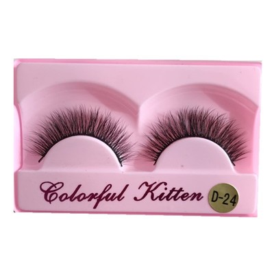 假眼睫毛浓密自然凌乱儿童送胶水