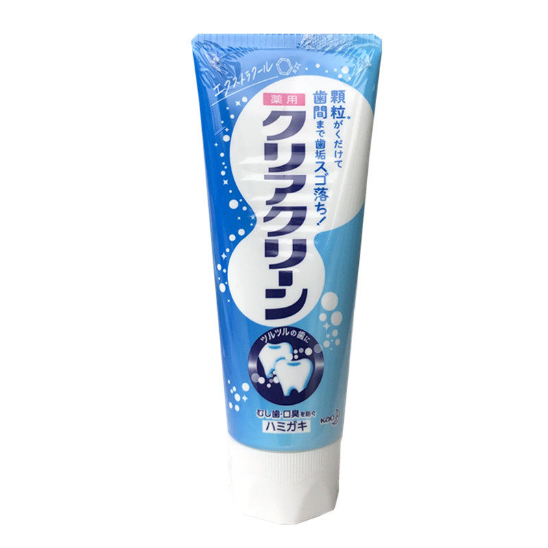 日本原装进口花王颗粒牙膏美白去黄去口臭防蛀薄荷清新口气去牙渍