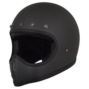 汤普森 THOMPSON 复古全盔 碳纤维头盔 摩托车头盔 3C安全认证