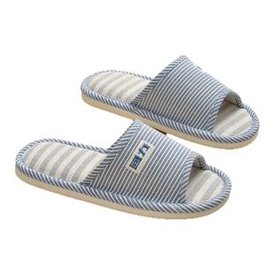 回力居家拖鞋亚麻女2025新款木地板静音卧室棉麻汗脚吸汗男士防滑