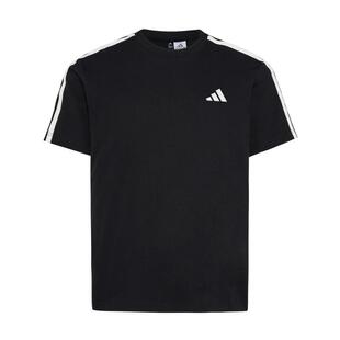 休闲三条纹宽松纯棉针织运动短袖T恤上衣男装夏季adidas阿迪达斯