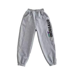 男童裤子秋冬2025新款儿童针织运动裤中大童休闲卫裤外穿长裤男孩