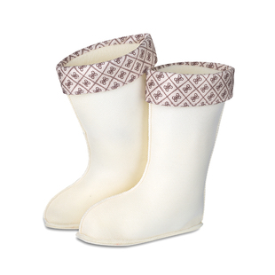 冬季保暖雨鞋套女高筒内胆雨靴高帮棉套加绒水鞋内里内衬袜套长筒