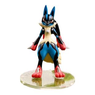 PCC1/20MEGA路卡利欧手办口袋妖怪宝可梦神奇宝贝模型玩具车摆件