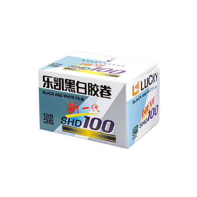 国货 新复产乐凯SHD100度新一代100度135黑白胶卷36张