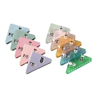 多功能三角夹书夹子边角夹固定书本纸张资料文件夹学生试卷收纳夹书页固定器书角保护夹防卷边神器小夹子文具