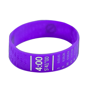 轻功马拉松跑步配速手环运动个性硅胶防滑腕带多种配速可选