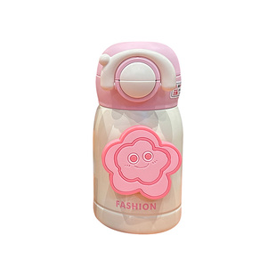 卡通迷你保温杯女2025新款小巧便携吸管杯小容量水杯便携儿童水壶