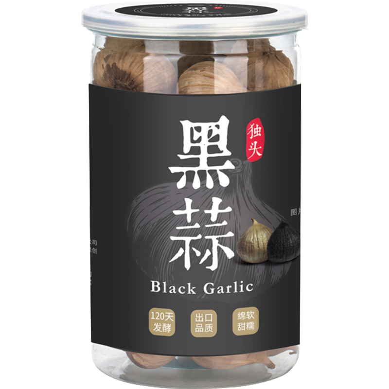 正宗独头特级黑蒜旗舰店发酵黑大蒜山东金乡云南产煲汤即食独立装