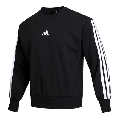 Adidas阿迪达斯圆领卫衣男2026新款休闲长袖宽松运动套衫JE6372