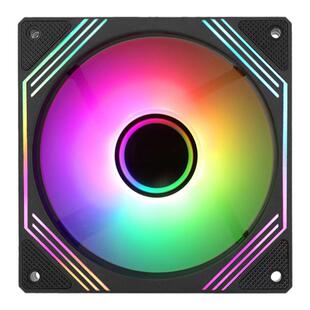 丛林豹棱镜14cm白色 反叶机箱散热风扇神光同步5V3针ARGB温控140