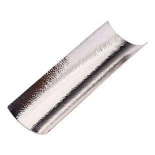 手工锤纹S999纯银茶则茶拨二件套大号禅意赏茶荷老竹茶勺茶匙配件