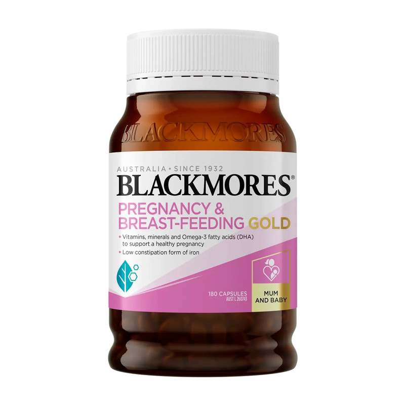 澳佳宝BLACKMORES孕妇黄金营养素叶酸dha复合维生素180粒