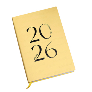 PoemsForYou原创2026年日程本1日1页A5手账本计划本高颜值笔记本