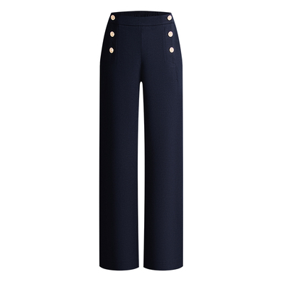 Navigare通勤羊毛直筒休闲裤