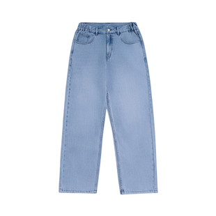 【天丝莱赛尔】BODYDREAM牛仔裤男夏季薄款做旧休闲裤宽松直筒裤