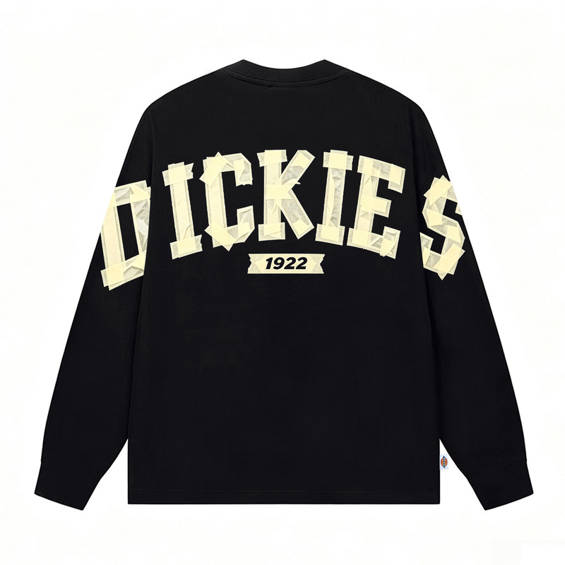 Dickies纯棉长袖t恤男士2026新款松弛感穿搭上衣秋冬季潮牌打底衫