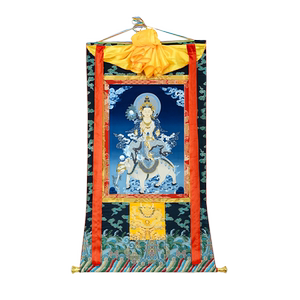 玄关装饰挂画矿物颜料唐卡