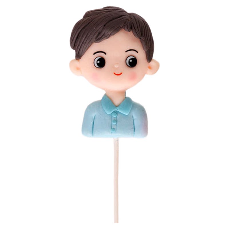 蓝色婚礼布丁瓶封口纸推推乐贴纸
