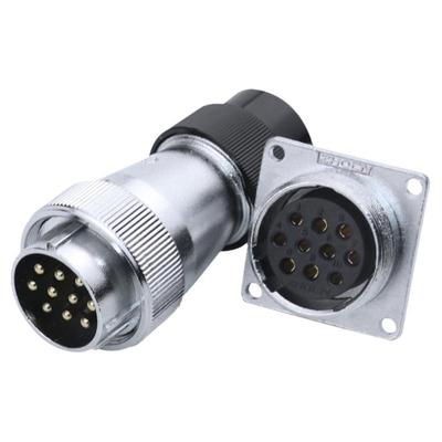 铜针镀金航空插头zhqcn厂家直销