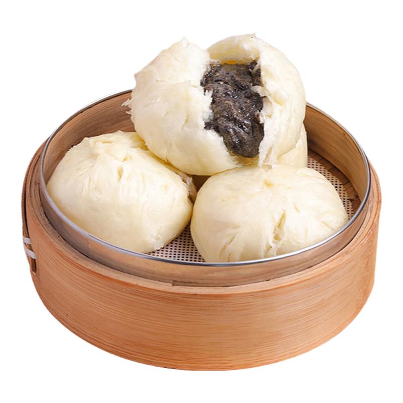 云南特色美食苏子馅破酥包子手工