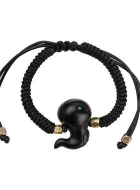 隐山檀木生肖蛇手工手链情侣礼物