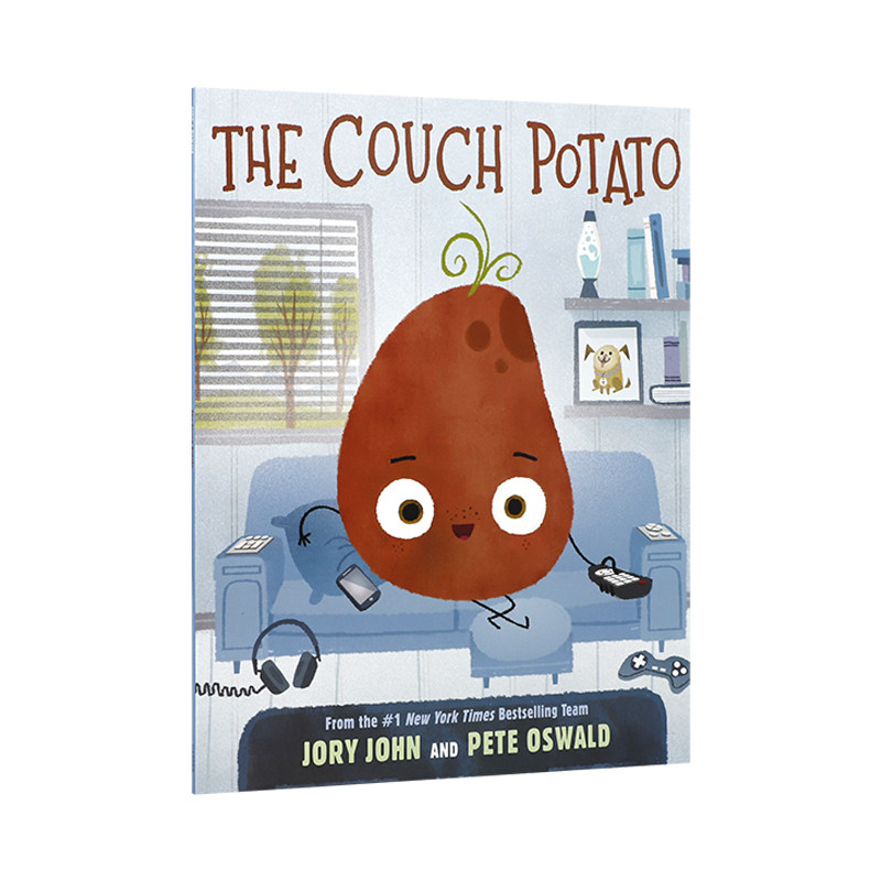 送音频 坏种子系列The Couch Potato沙发马铃薯  英文原版儿童英语趣味启蒙绘本 宝宝睡前图画故事书 价值观习惯养成早教书