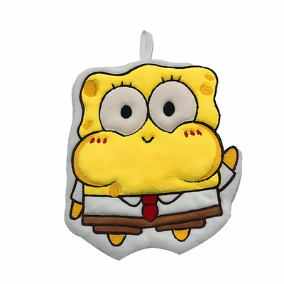 海绵宝宝可爱擦手巾厨房浴室