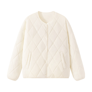 都市丽人棉袄女款2025新款轻薄羽绒棉服冬季女士版型好看厚外套A