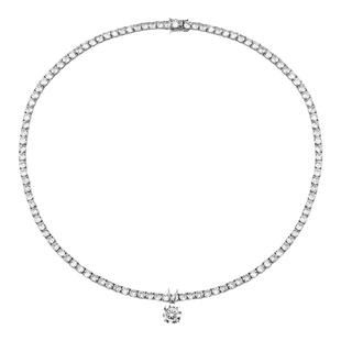 情绪波动 锆石满钻镀金网球链