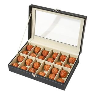 名鱼防尘文玩核桃收纳盒狮子头手串盒核桃储存盒装文玩核桃的盒子