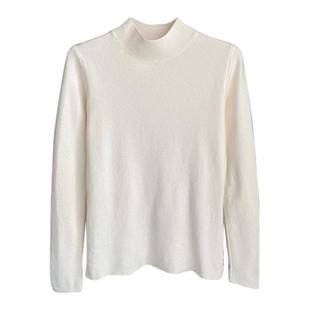 半高领毛衣女秋冬2025新款加绒加厚打底衫内搭灰色针织高级感上衣