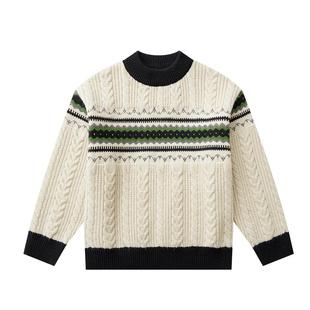 多多家男童毛衣针织衫秋冬款2025新款儿童中大童保暖洋气休闲冬装