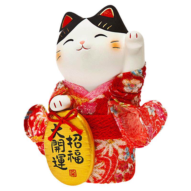 日本药师窑招财猫兔子结婚生日