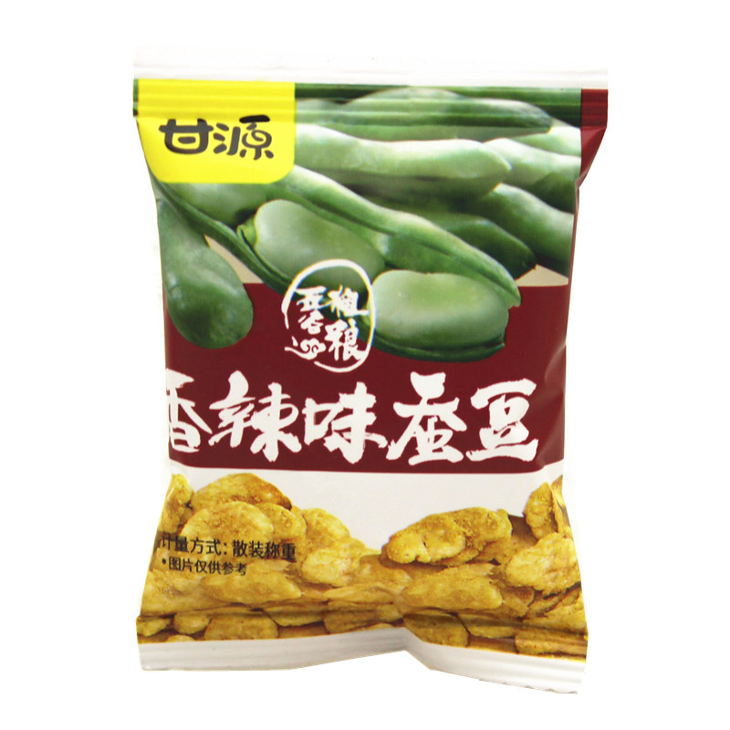 甘源牌蟹黄味蚕豆散装零食小吃特产肉松酱汁牛肉香辣五香办公室