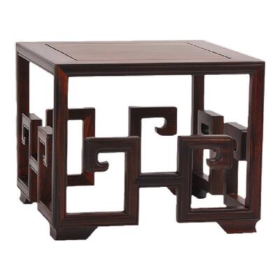 红木紫光檀回纹正方微型大号酸枝