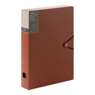 加厚复古色系A4档案盒文件资料盒会计凭证收纳盒文件夹党员干部人事档案合同文件盒塑料记账凭证资料办公用品