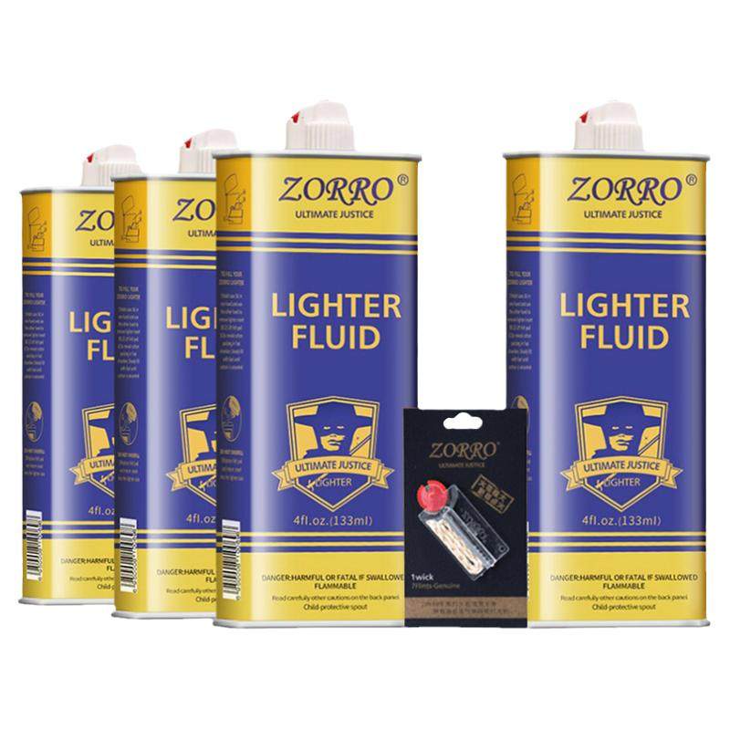 清香型zorro佐罗打火机煤油专用油通用火机油耗燃油火石棉芯配件