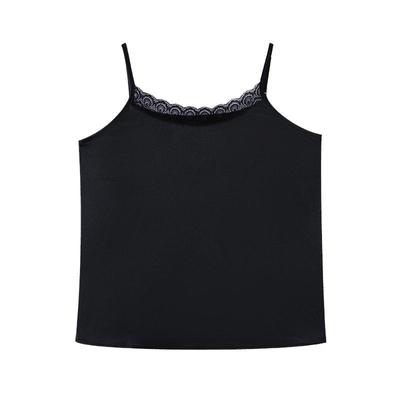 蕾丝缎面真丝吊带背心韩版